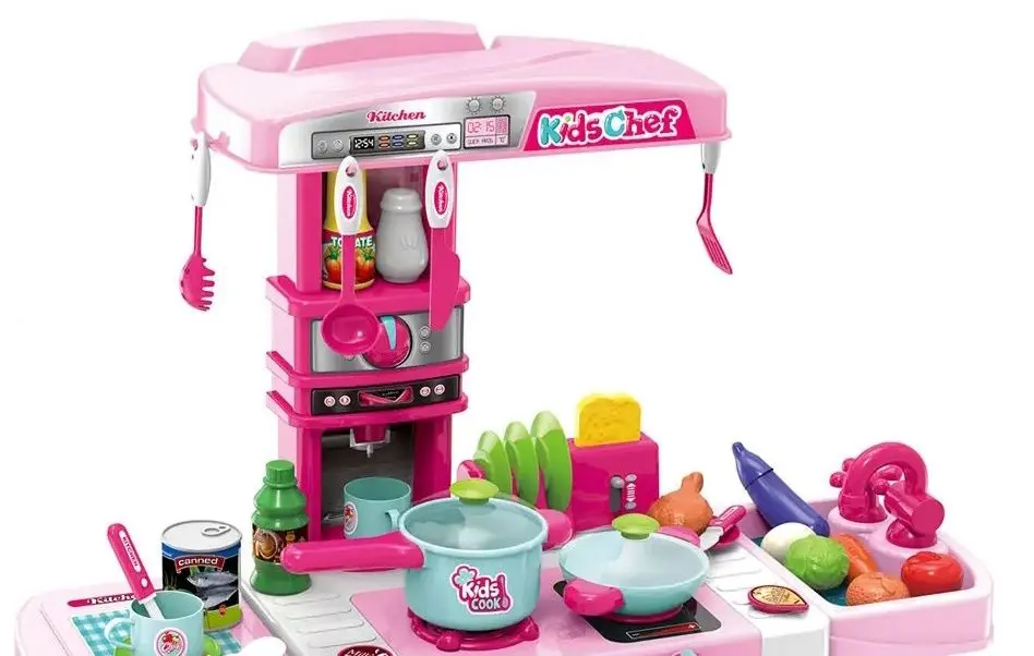 Bucatarie de joaca Enero Toys 1017570 (Pink) - 3