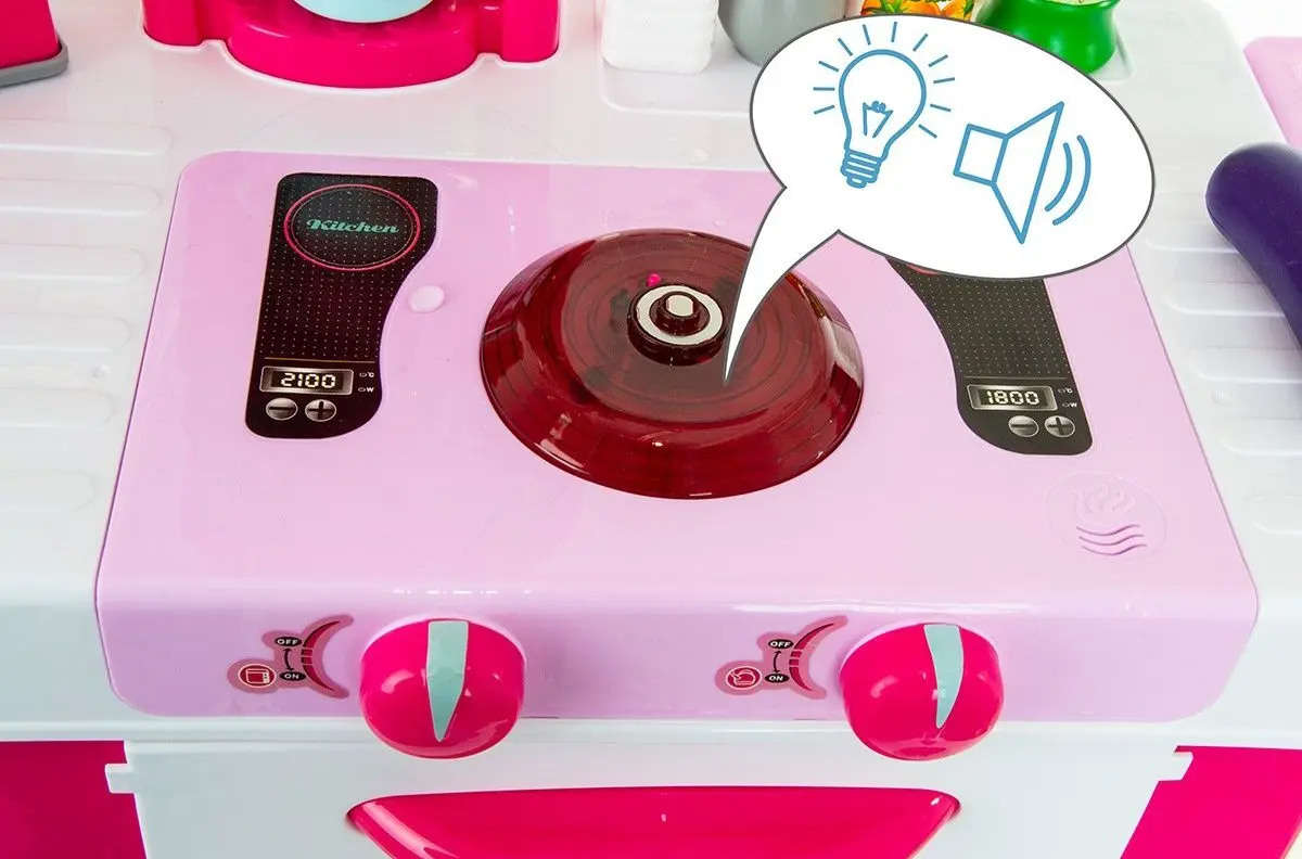 Bucatarie de joaca Enero Toys 1017587 (Pink)