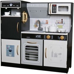 Bucatarie de joaca Enero Toys 1041117 (Black/White) Thumb