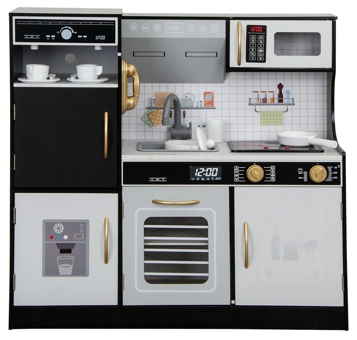 Bucatarie de joaca Enero Toys 1041117 (Black/White)