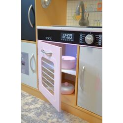 Bucatarie de joaca Enero Toys 1041124 (Wood/Pink) Thumb