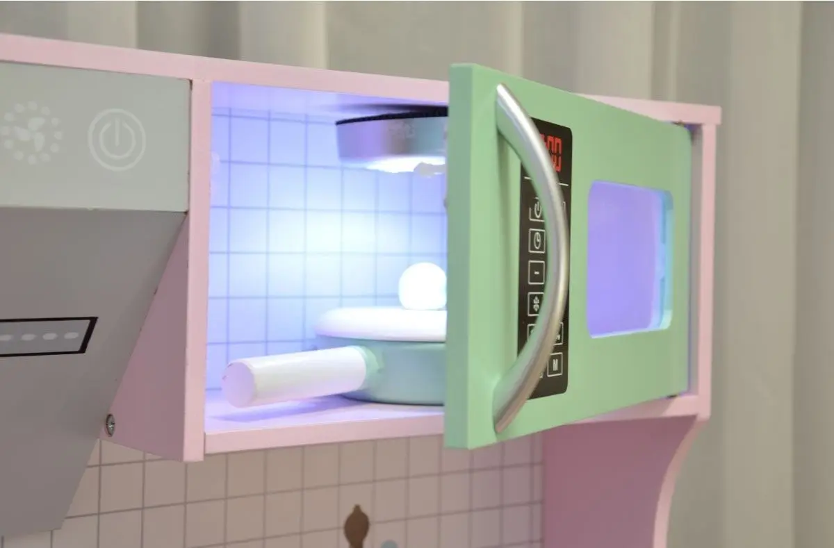 Bucatarie de joaca Enero Toys 1041131 (Pink/Mint)