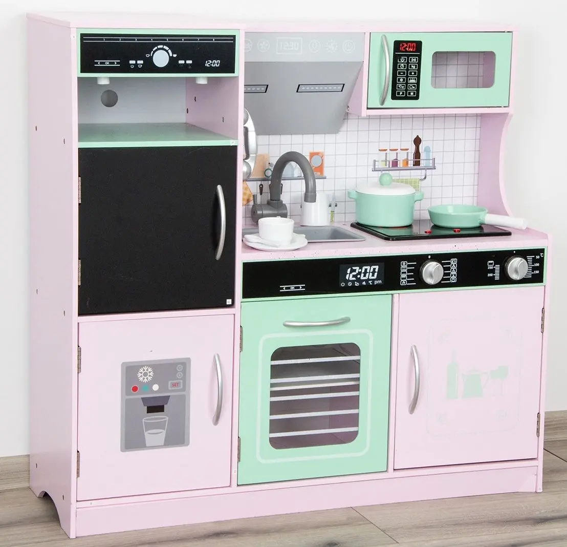Bucatarie de joaca Enero Toys 1041131 (Pink/Mint)