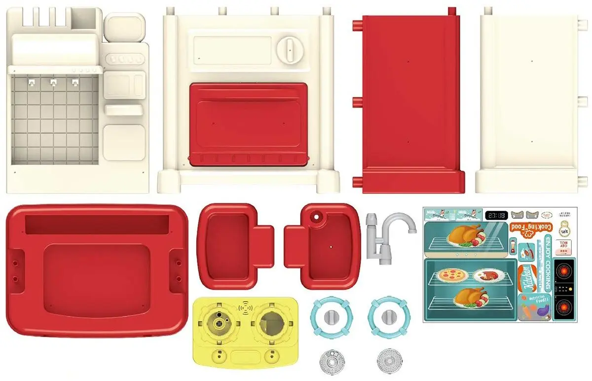 Bucatarie de joaca Enero Toys 1041810 (Multicolor) - 3