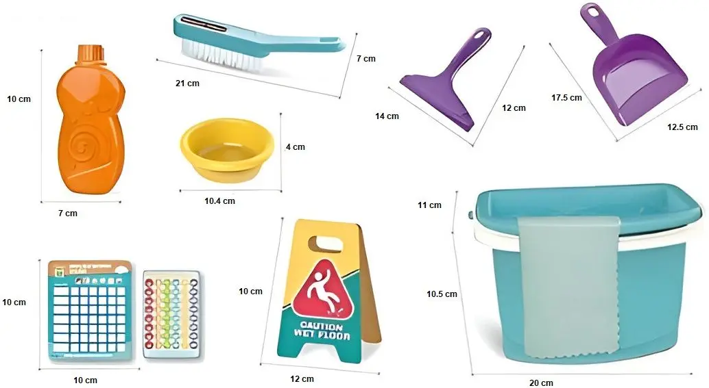 Set de curatenie jucarie Essa Toys HJ613A - 3