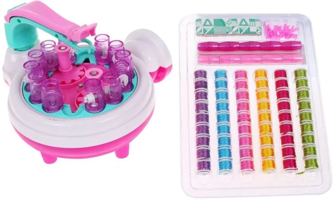 Игровой набор Bracelet Machine ZDZ.MBK-360 (Pink/White)