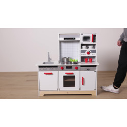 Bucatarie de joaca Hape All-in-1 E3216 (White/Grey) Thumb