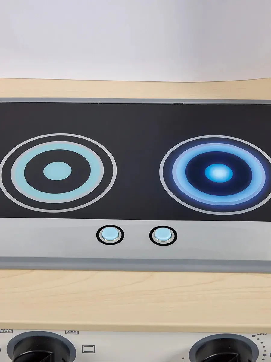 Bucatarie de joaca Hape Modern Smart Kitchen E3216 (White/Grey)