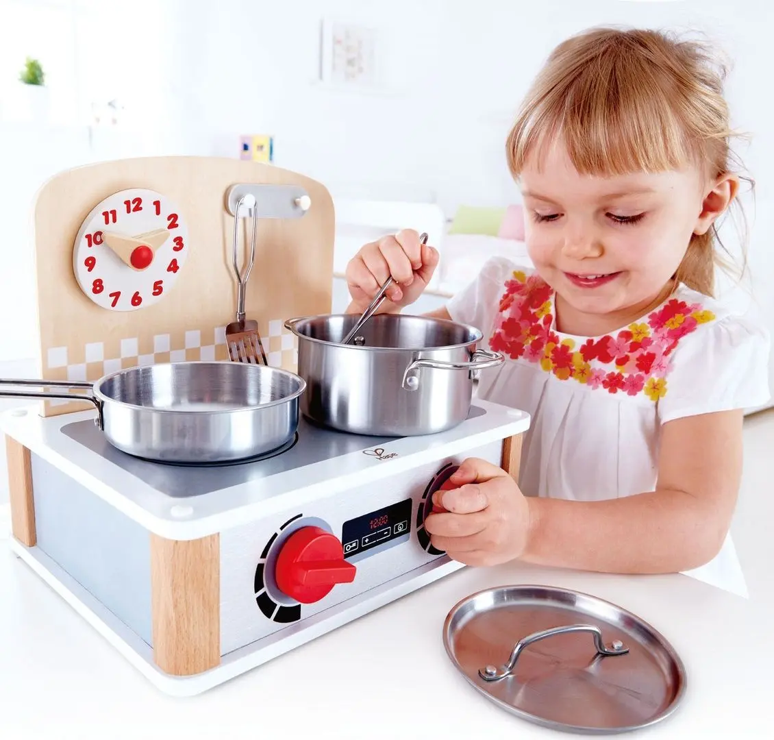 Set de joaca 2in1 Hape Kitchen & Grill E3151