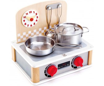 Set de joaca 2in1 Hape Kitchen & Grill E3151