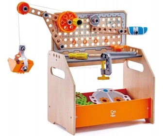 Set de joaca Hape Discovery Scientific Workbench Junior Inventor E3028