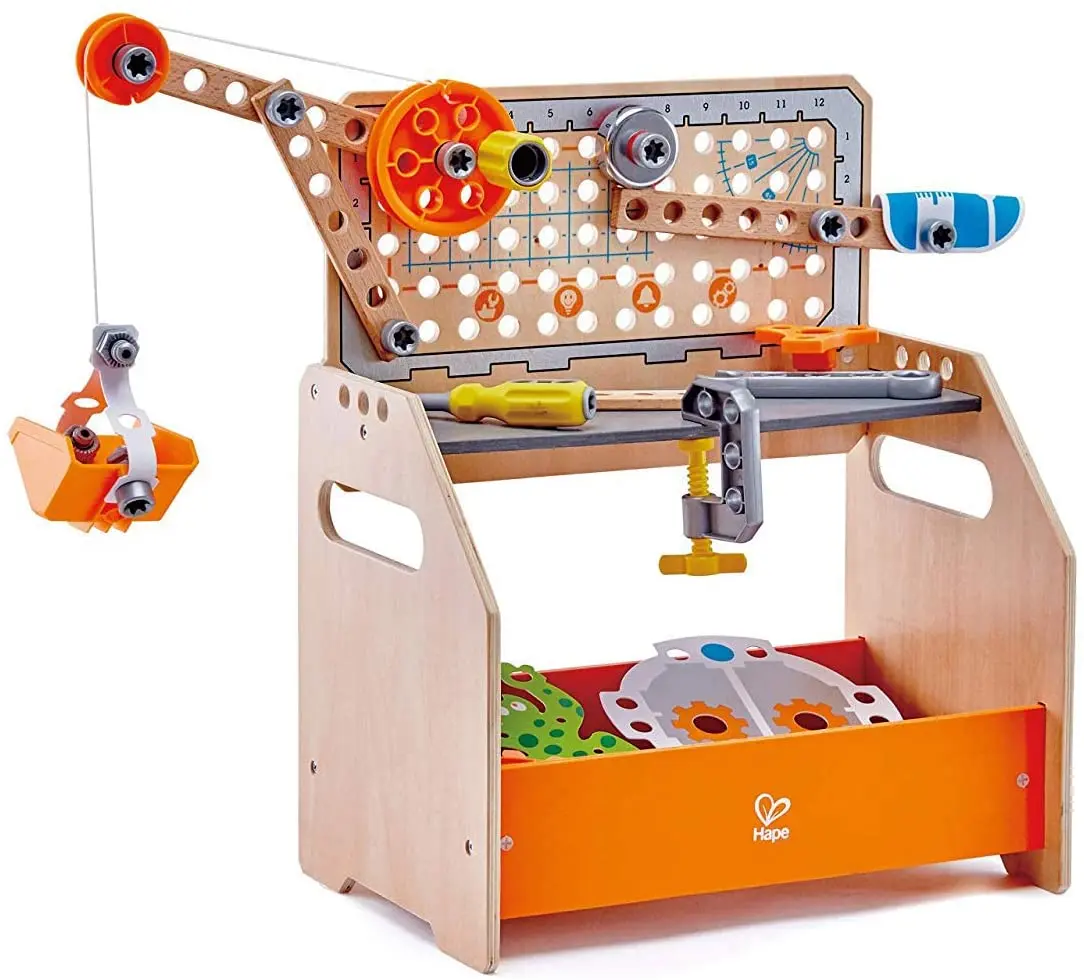 Set de joaca Hape Discovery Scientific Workbench Junior Inventor E3028