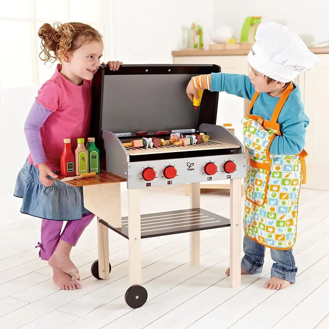 Set de joaca Hape Grill E3127 (Wood/Gray)