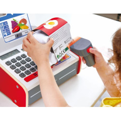 Aparat de casa Hape Beep ''n'' Buy Cash Register E3184 (White/Red) Thumb