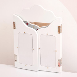 Детский туалетный столик с табуретом Homcom 311-037 (White) Thumb