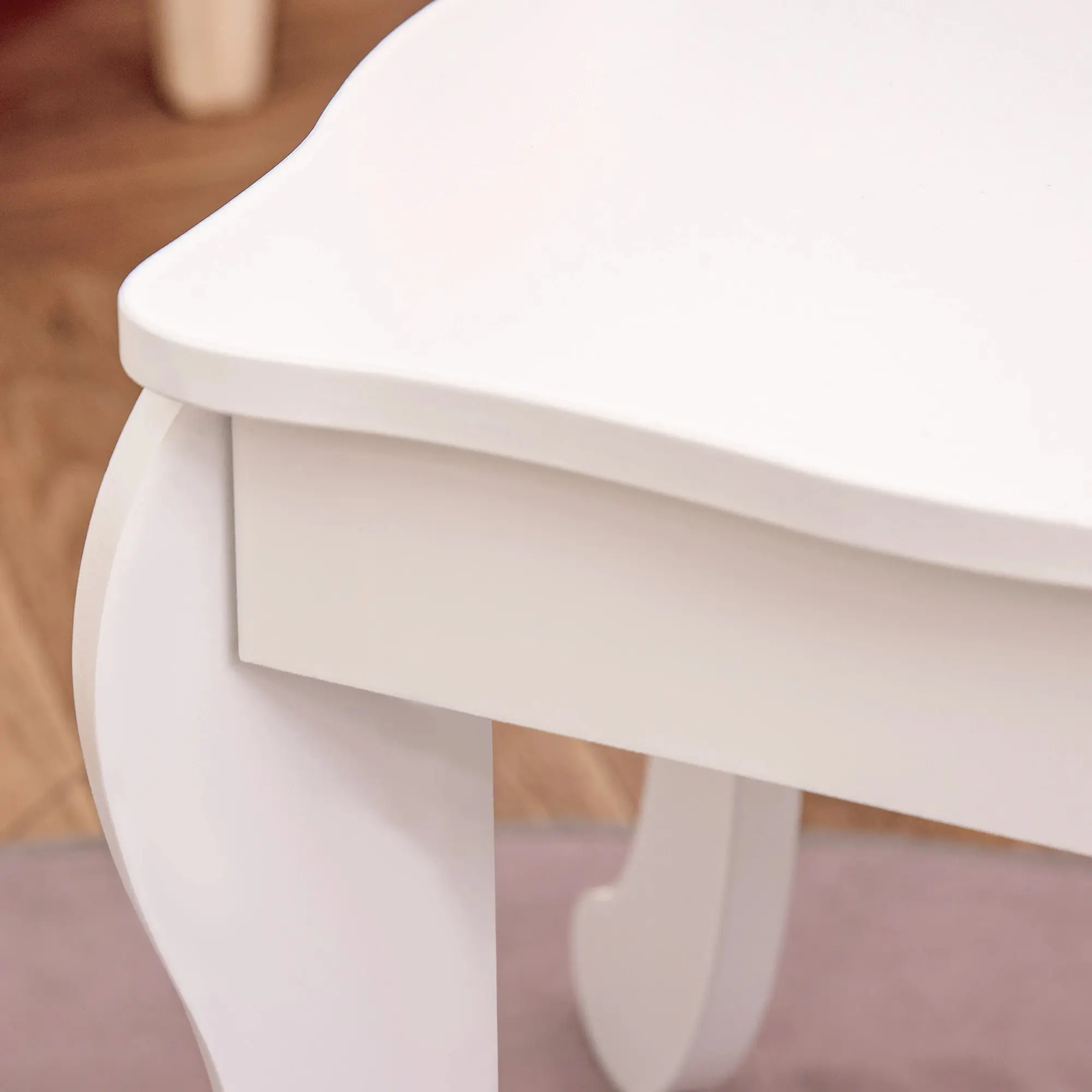 Детский туалетный столик с табуретом Homcom 311-037 (White) - 9