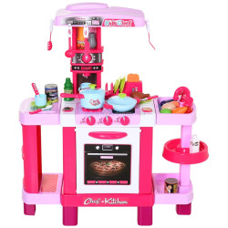 Bucatarie de joaca Homcom 350-047 (Pink)