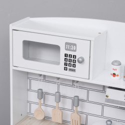 Bucatarie de joaca Homcom 350-079WT (White) Thumb