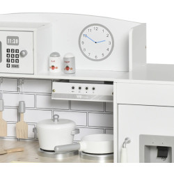 Bucatarie de joaca Homcom 350-079WT (White) Thumb