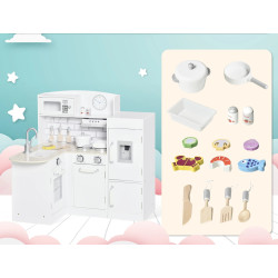 Bucatarie de joaca Homcom 350-079WT (White) Thumb