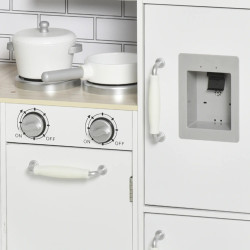 Bucatarie de joaca Homcom 350-079WT (White) Thumb