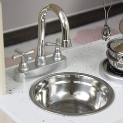 Bucatarie de joaca Homcom 350-082 (Natural/White) Thumb