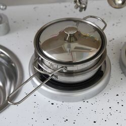 Bucatarie de joaca Homcom 350-082 (Natural/White) Thumb