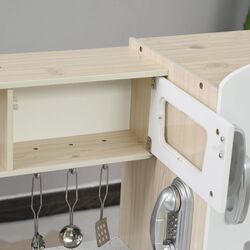 Bucatarie de joaca Homcom 350-082 (Natural/White) Thumb