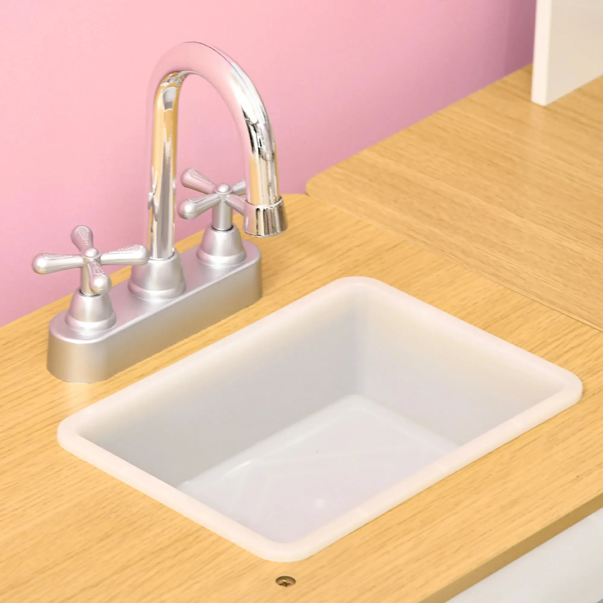 Bucatarie de joaca Homcom 350-141V00WT (White) - 7