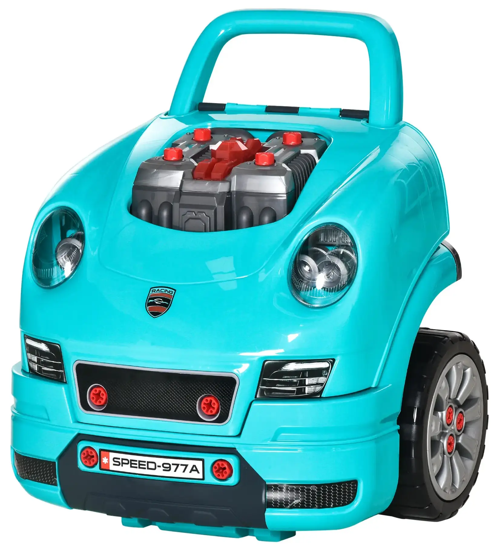 Set de joaca pentru mecanic auto Homcom 350-128 (Blue) - 2