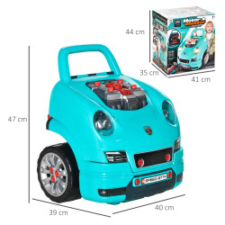 Set de joaca pentru mecanic auto Homcom 350-128 (Blue) Thumb