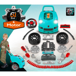 Set de joaca pentru mecanic auto Homcom 350-128 (Blue) Thumb
