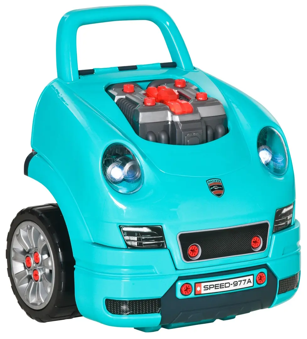 Set de joaca pentru mecanic auto Homcom 350-128 (Blue)