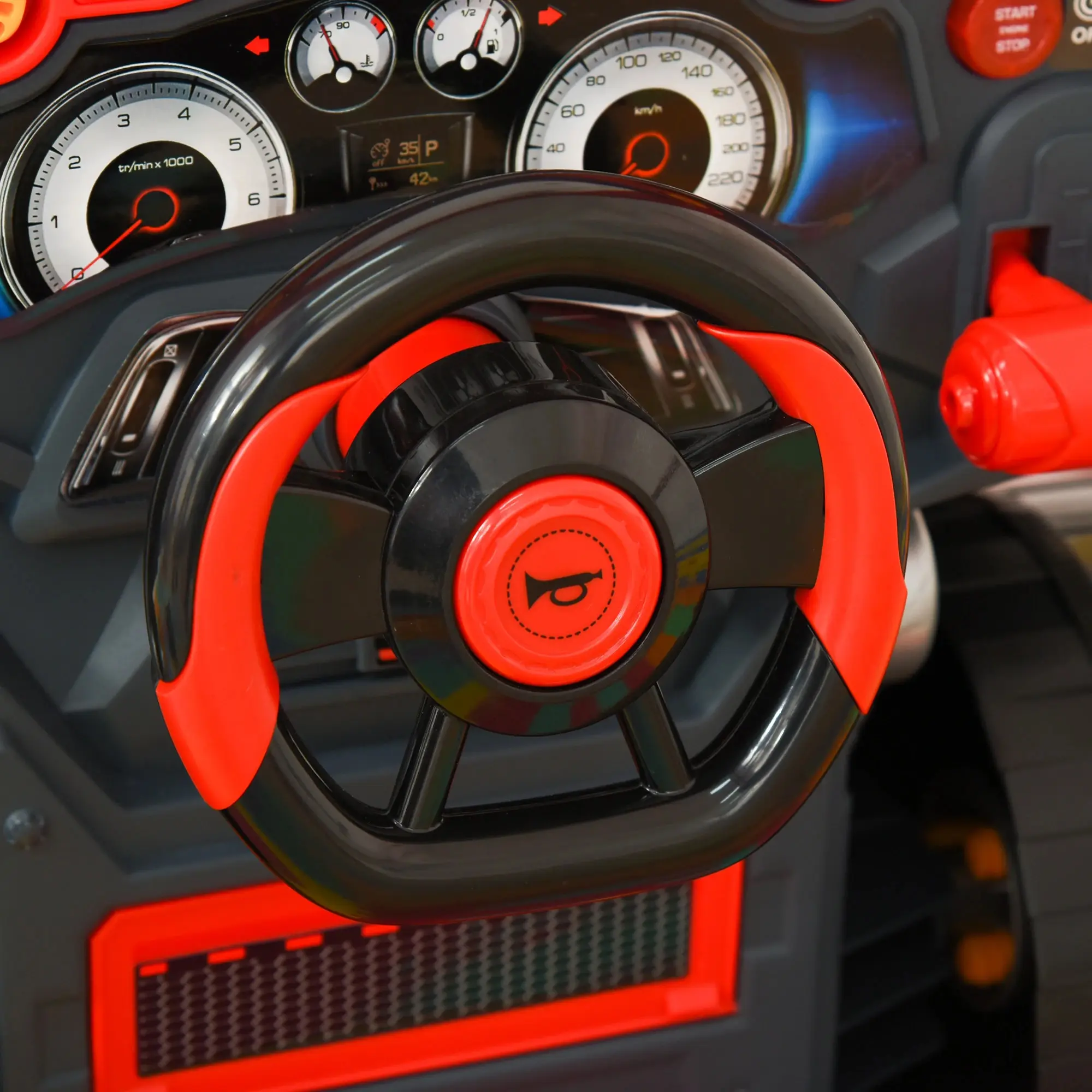 Set de joaca pentru mecanic auto Homcom 350-129 (Red) - 3