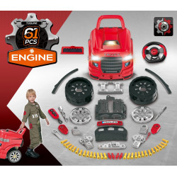 Set de joaca pentru mecanic auto Homcom 350-129 (Red) Thumb