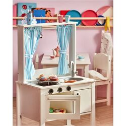 Игрушечная кухня с занавесками Ikea Spisig 55x37x98 Thumb