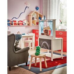 Игрушечная кухня с занавесками Ikea Spisig 55x37x98 Thumb