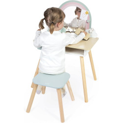 Masa de toaleta pentru copii Janod Djeco Unicorn J06464 (Blue) Thumb