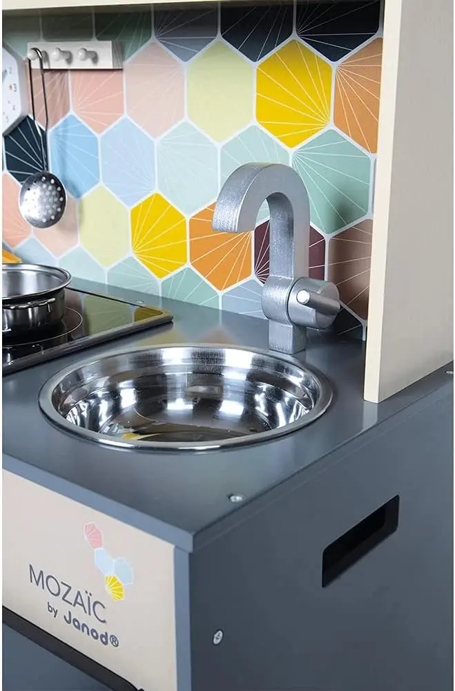 Bucatarie de joaca Janod Grande Cuisine J06609 (Grey) - 2
