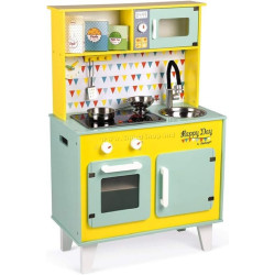 Игровая кухня Janod Happy Day J06564 (Blue/Yellow)