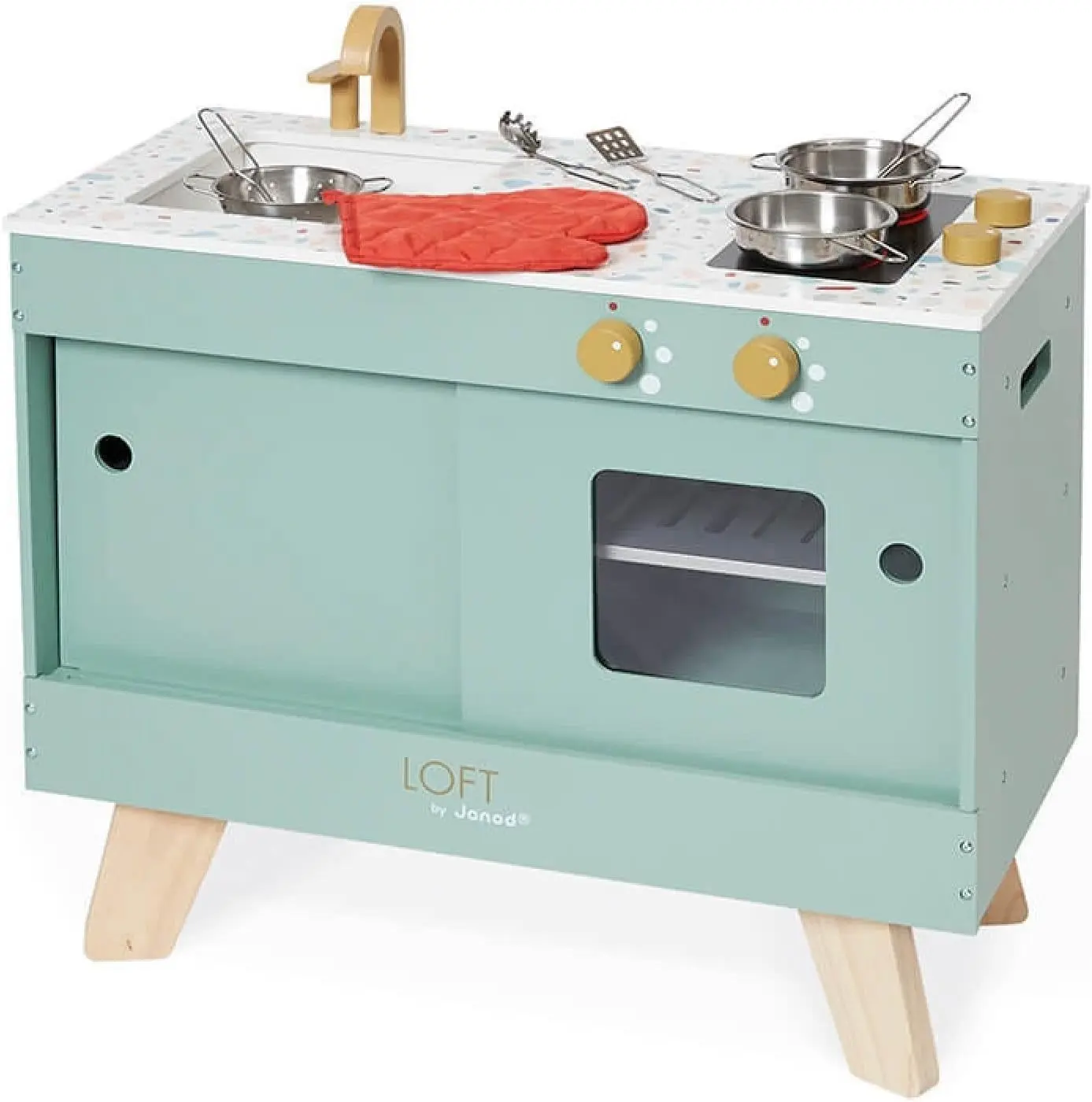 Игровая кухня Janod Loft J06556 (Green) - 3