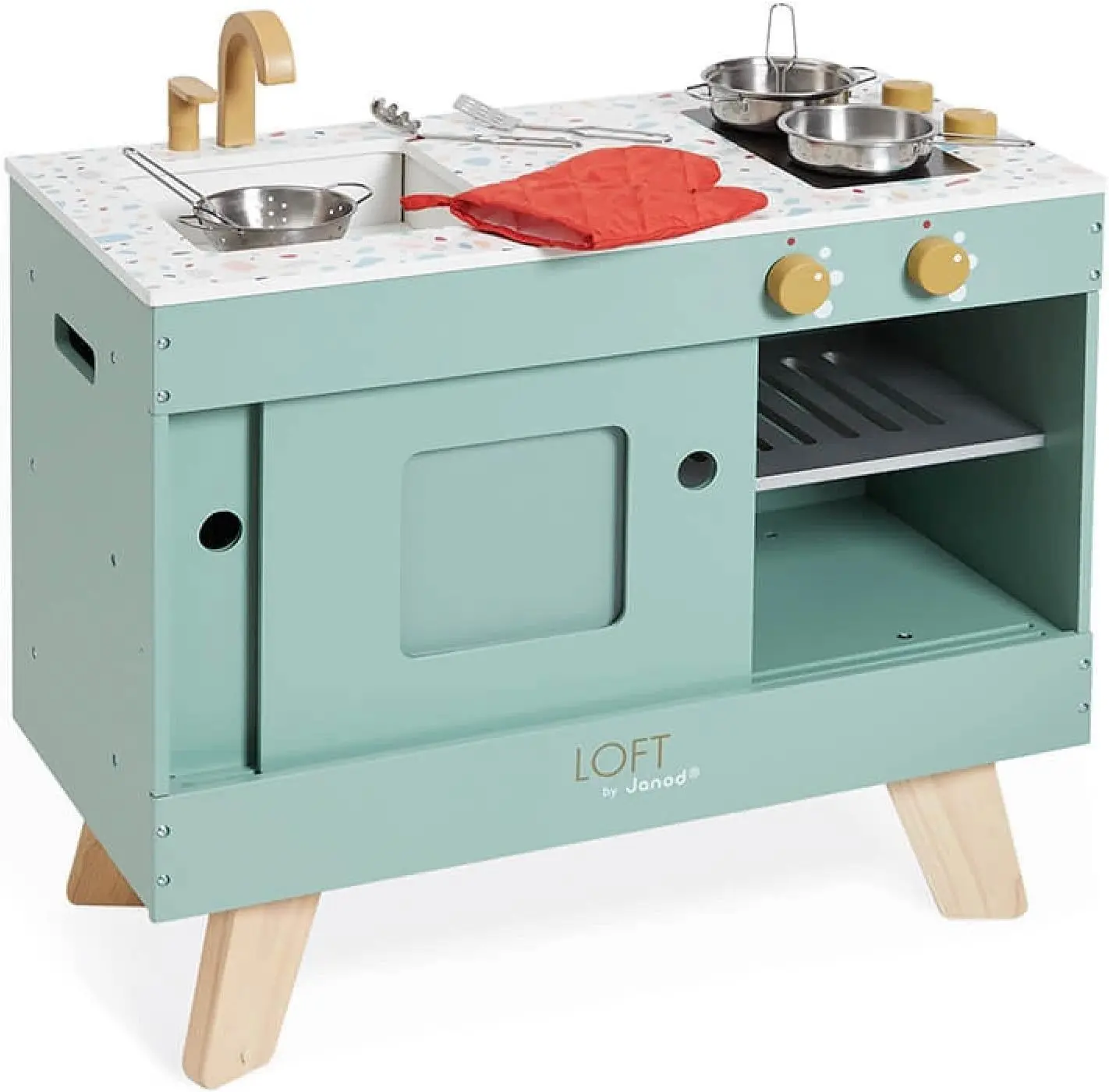 Игровая кухня Janod Loft J06556 (Green) - 4