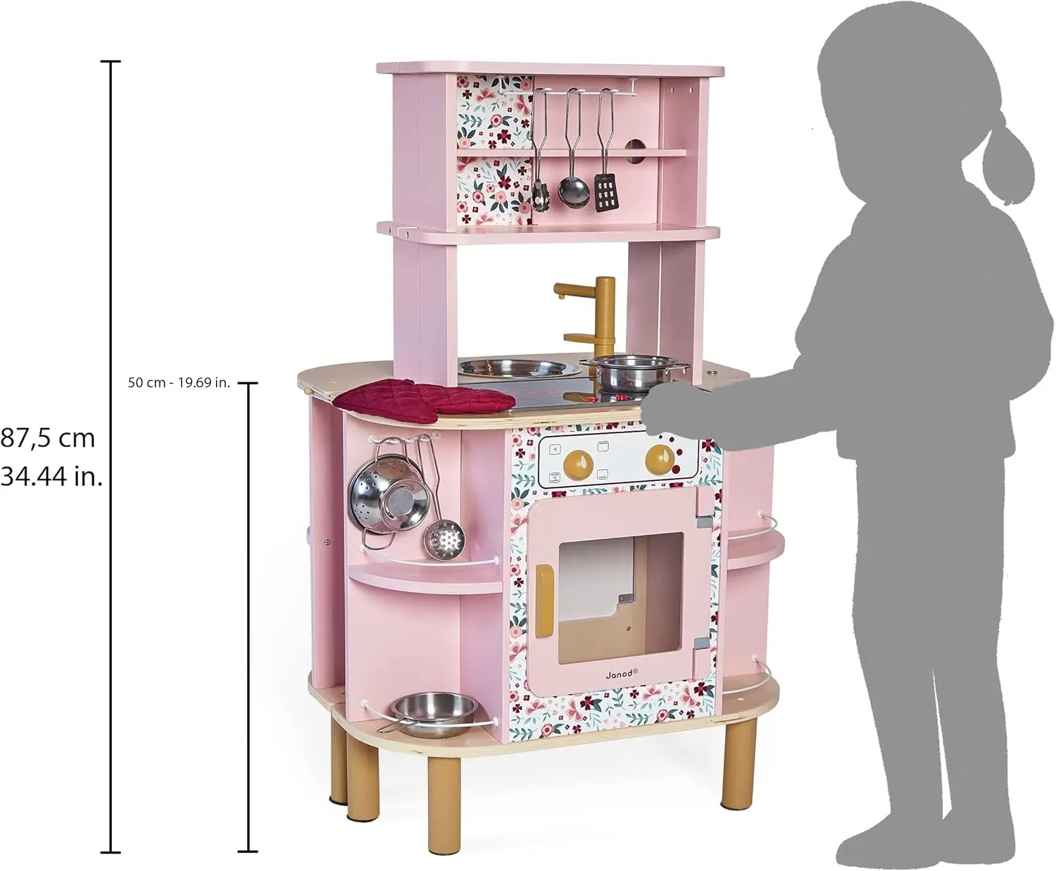 Игровая кухня Janod Twist J06616 (Pink) - 13