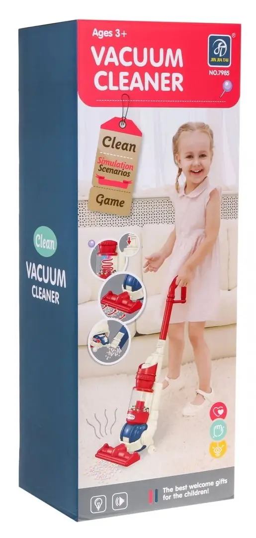 Детский пылесос Jin Jia Tai Vacuum Cleaner 7985 (Beige/Red) - 3