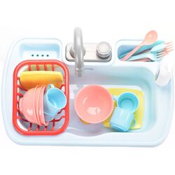Set de joaca Jinming Toys Kitchen Sinks 86E1 (Blue)