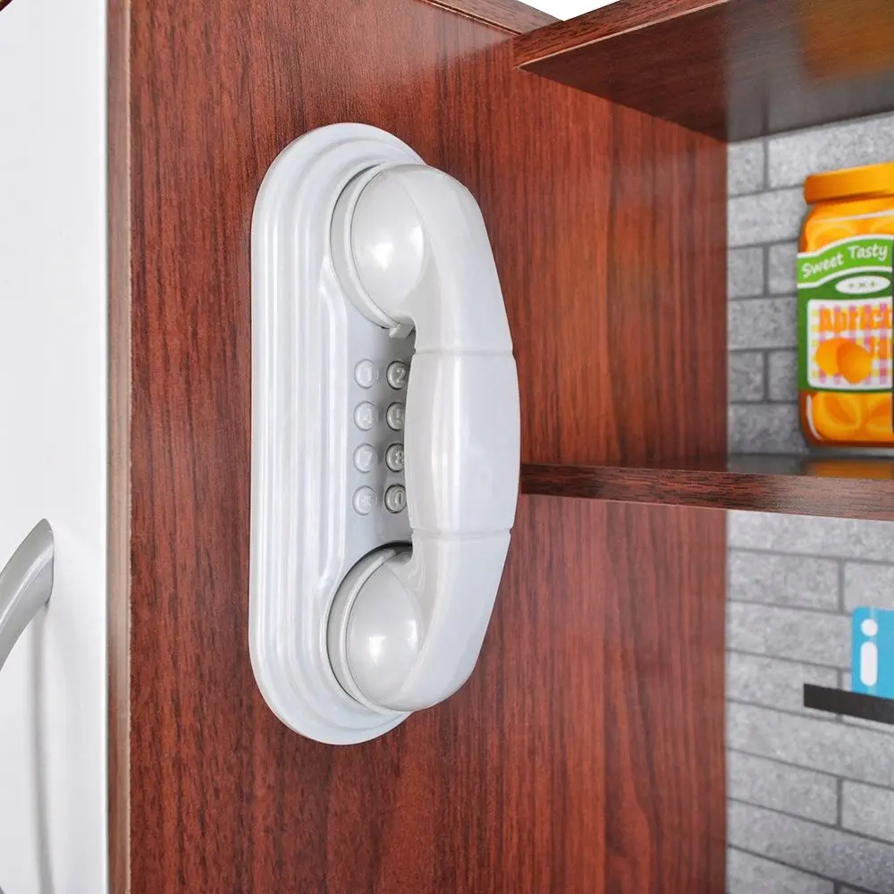 Bucatarie de joaca Kruzzel XL 22114 (Dark Brown/White)