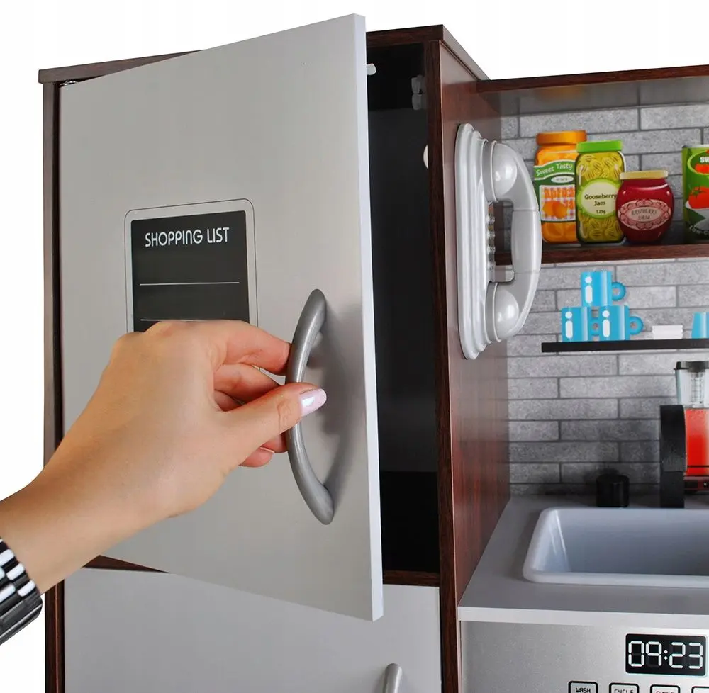 Bucatarie de joaca Kruzzel XL 22114 (Dark Brown/White)