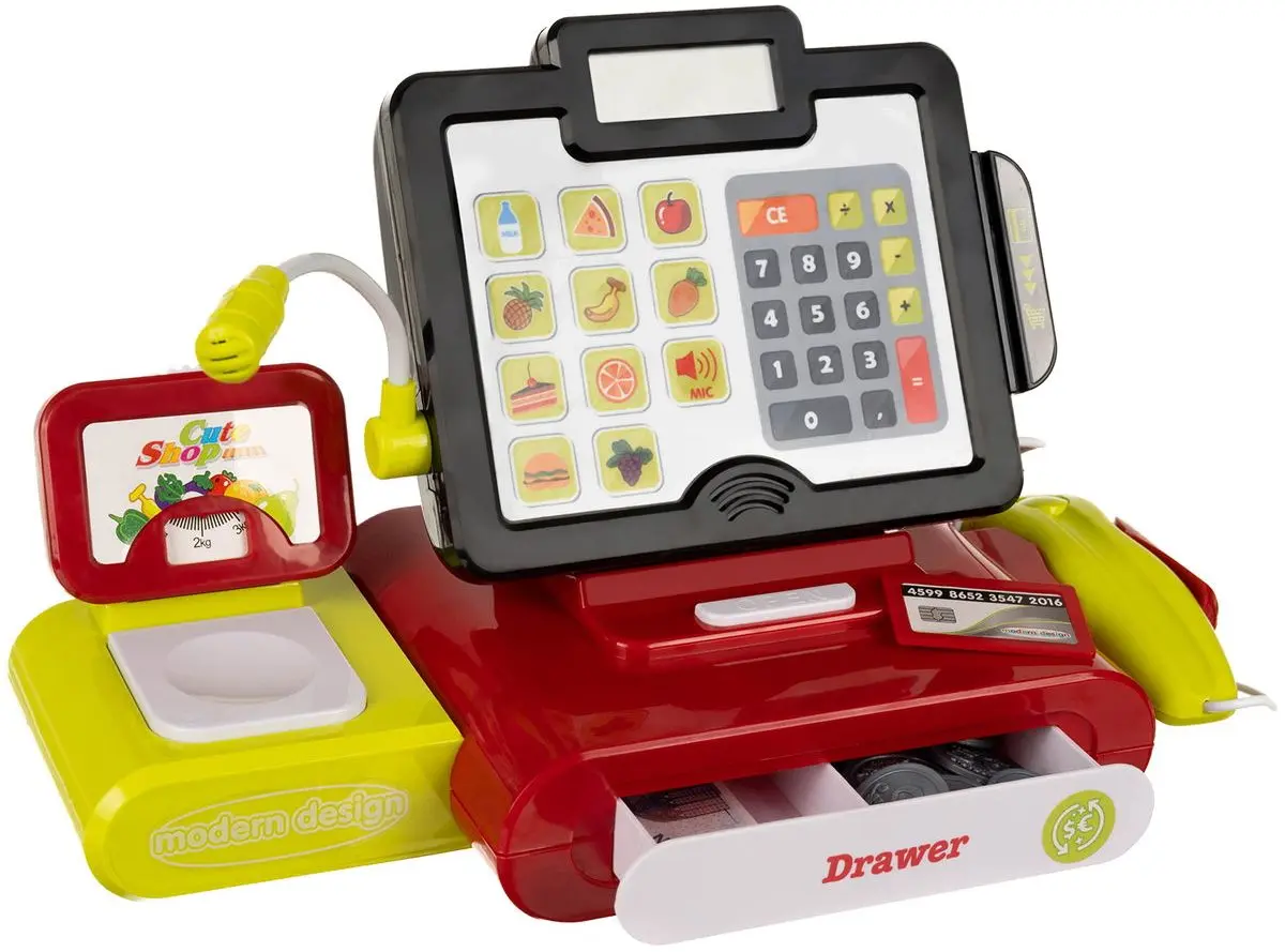 Jucarie casa de marcat Kruzzel 16877 (Red/Yellow)