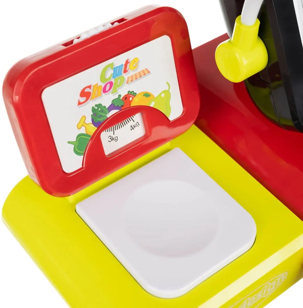 Jucarie casa de marcat Kruzzel 16877 (Red/Yellow)