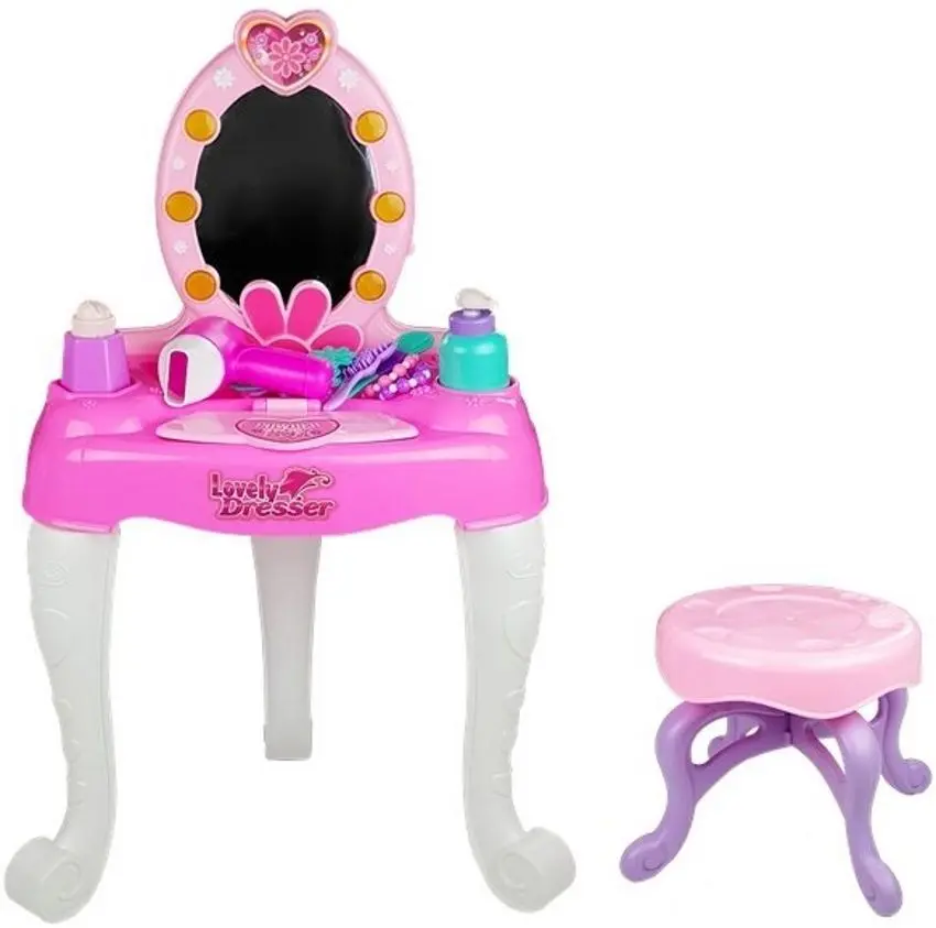 Детский туалетный столик LeanToys 4650 (Pink) - 2